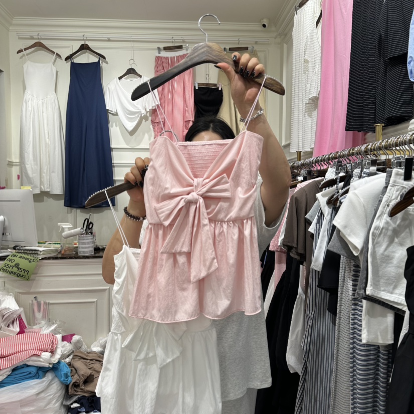 J.RITZY韓國代購女士新品推薦熱賣時尚26夏季吊帶背心含圍巾J.RITZY吊帶/背心圖色2