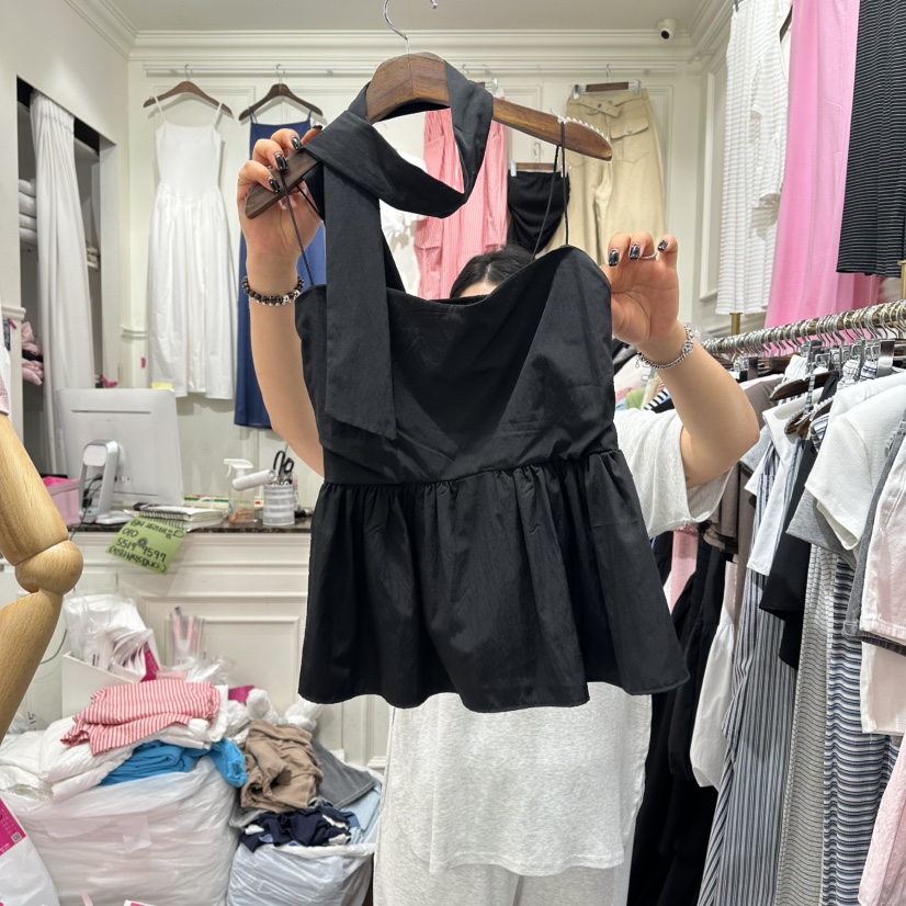 J.RITZY韓國代購女士新品推薦熱賣時尚26夏季吊帶背心含圍巾J.RITZY吊帶/背心圖色3