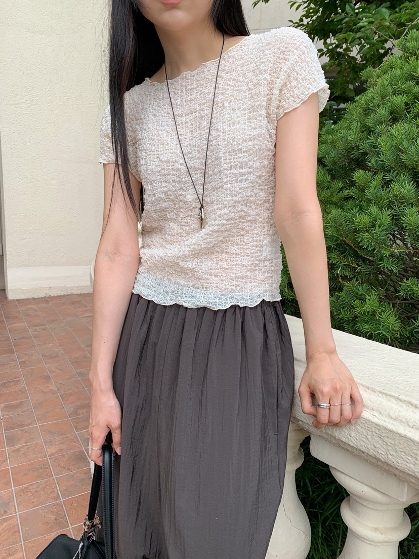 LONG PEAK韓國東大門直郵女裝新款休閑熱賣26夏季推薦T恤LONG PEAKT恤