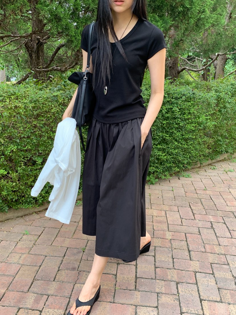LONG PEAK韓國直郵實拍女士新品推薦人氣熱賣時尚26夏季T恤LONG PEAKT恤