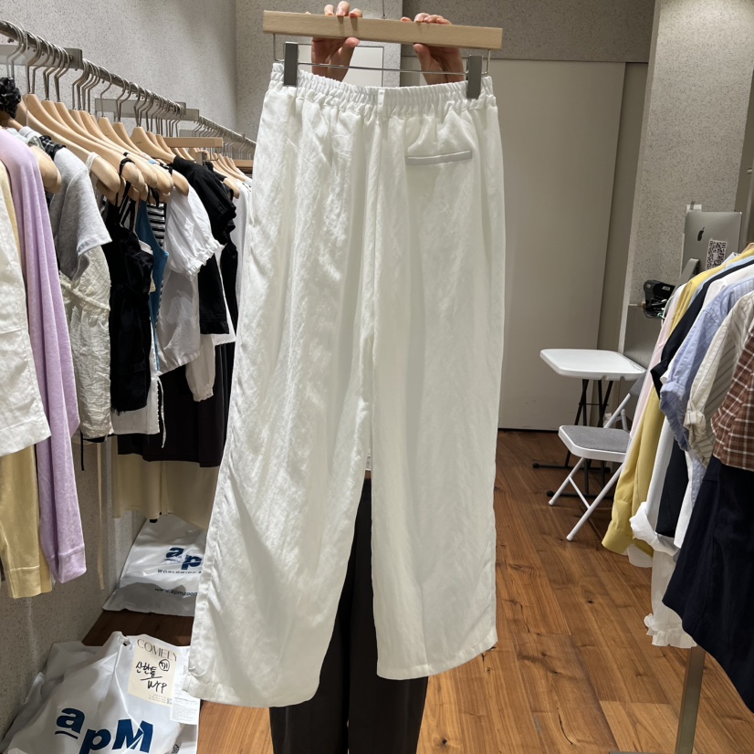 COMELY東大門實拍韓國女裝新款26夏季時尚熱賣休閑褲亞麻布COMELY休閑褲