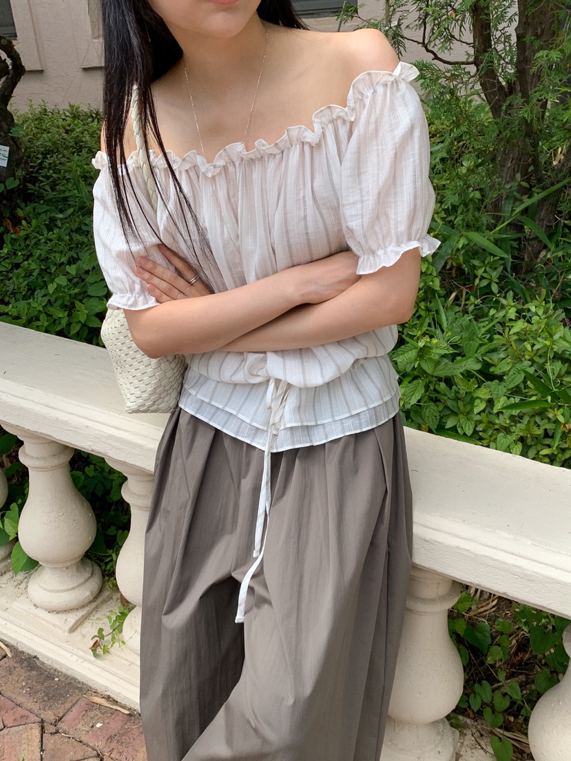 LONG PEAK韓國東大門直郵女裝新品推薦休閑人氣襯衫蕾絲衫LONG PEAK襯衫/蕾絲衫