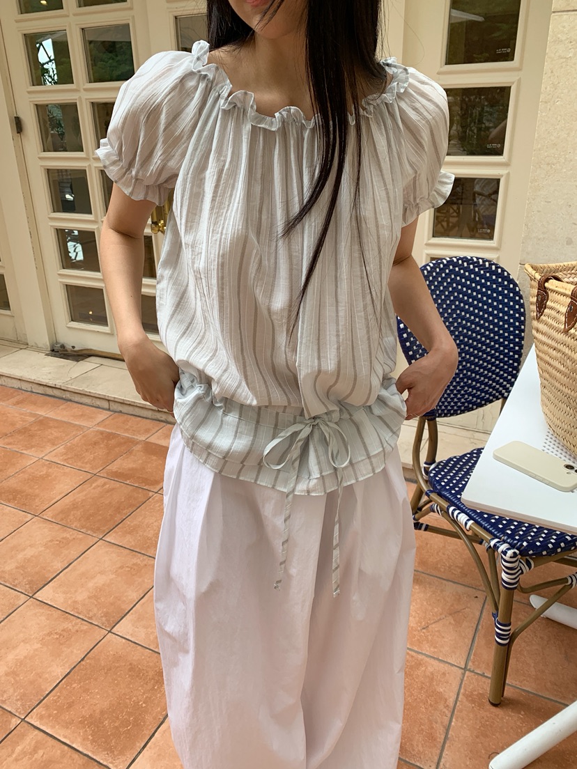 LONG PEAK韓國東大門直郵女裝新品推薦休閑人氣襯衫蕾絲衫LONG PEAK襯衫/蕾絲衫