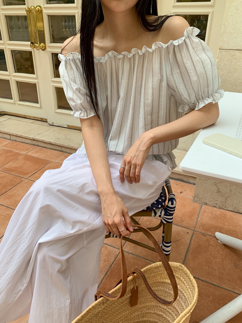 LONG PEAK韓國東大門直郵女裝新品推薦休閑人氣襯衫蕾絲衫LONG PEAK襯衫/蕾絲衫