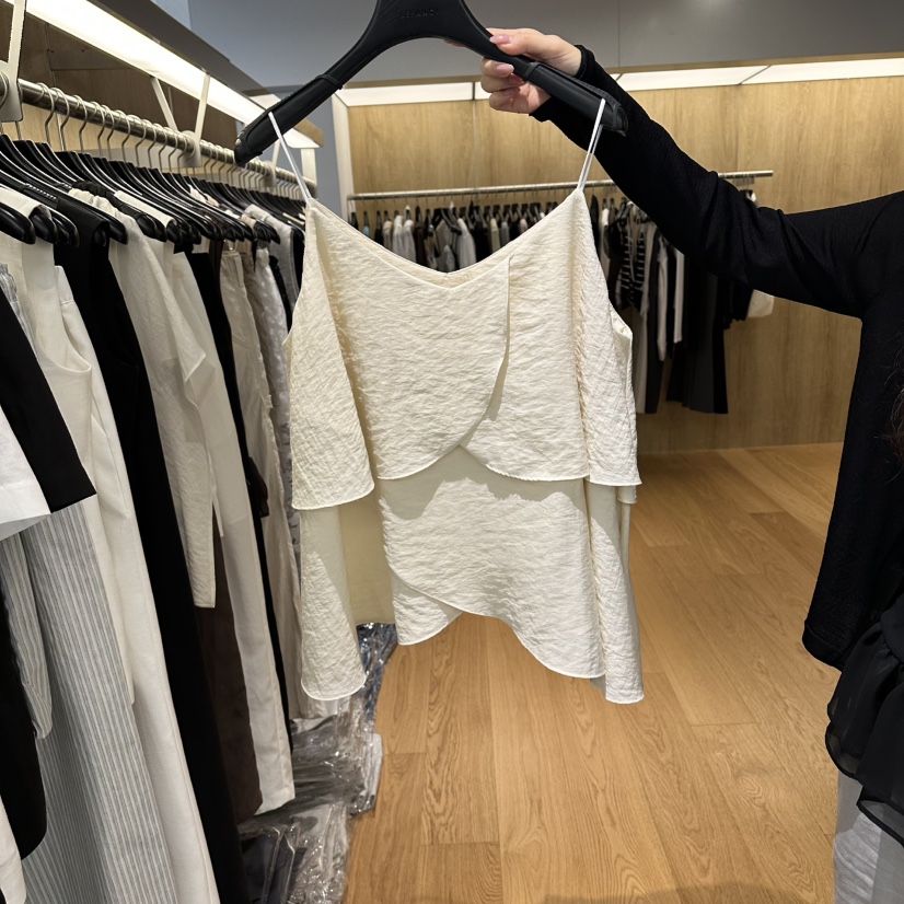 LEFANCY韓國直郵實拍女士新品休閑26夏季時尚推薦吊帶背心LEFANCY吊帶/背心圖色1
