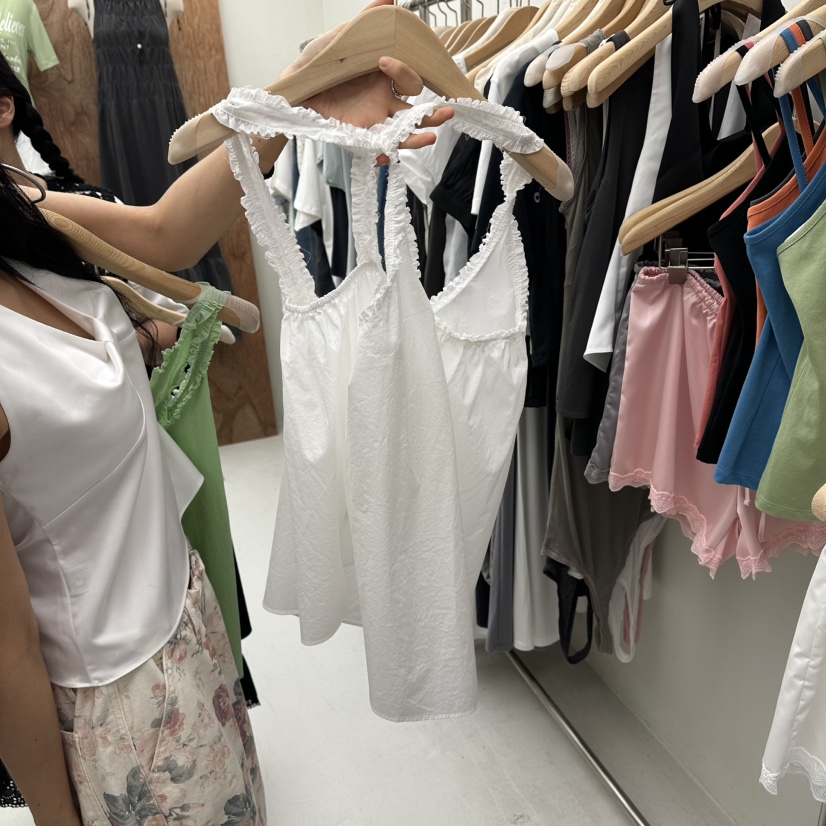 CHAV韓國東大門代購女裝新款26夏季熱賣推薦時尚吊帶背心CHAV吊帶/背心