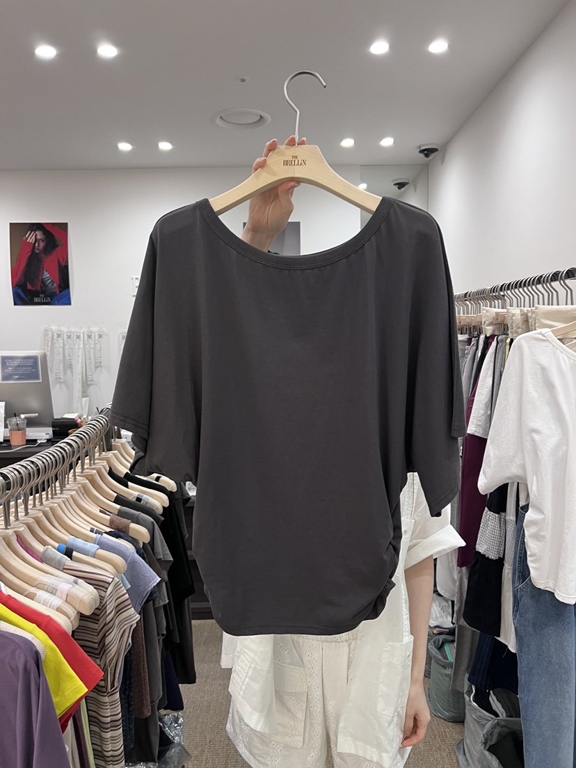 BRELLIN韓國直郵女裝新品人氣時尚推薦熱賣26夏季休閑T恤BRELLINT恤圖色4