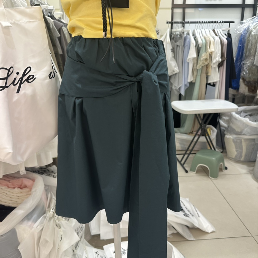 EGG IS韓國東大門直郵女士新品26夏季半身裙中短裙兩種穿法EGG IS半身裙/中短裙圖色1