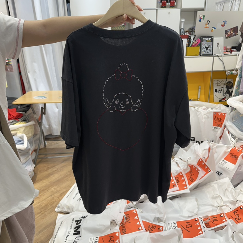 DE LINE韓國直郵女士新品熱賣人氣休閑推薦時尚26夏季T恤DE LINET恤