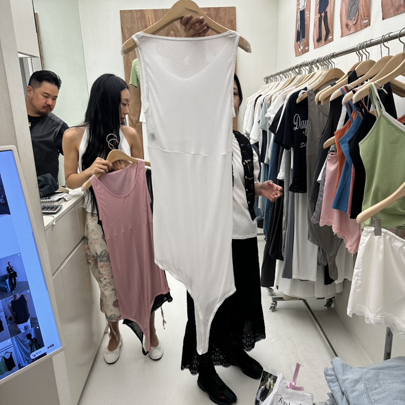 CHAV韓國代購女裝新品時尚推薦熱賣26夏季吊帶背心無袖長款CHAV吊帶/背心
