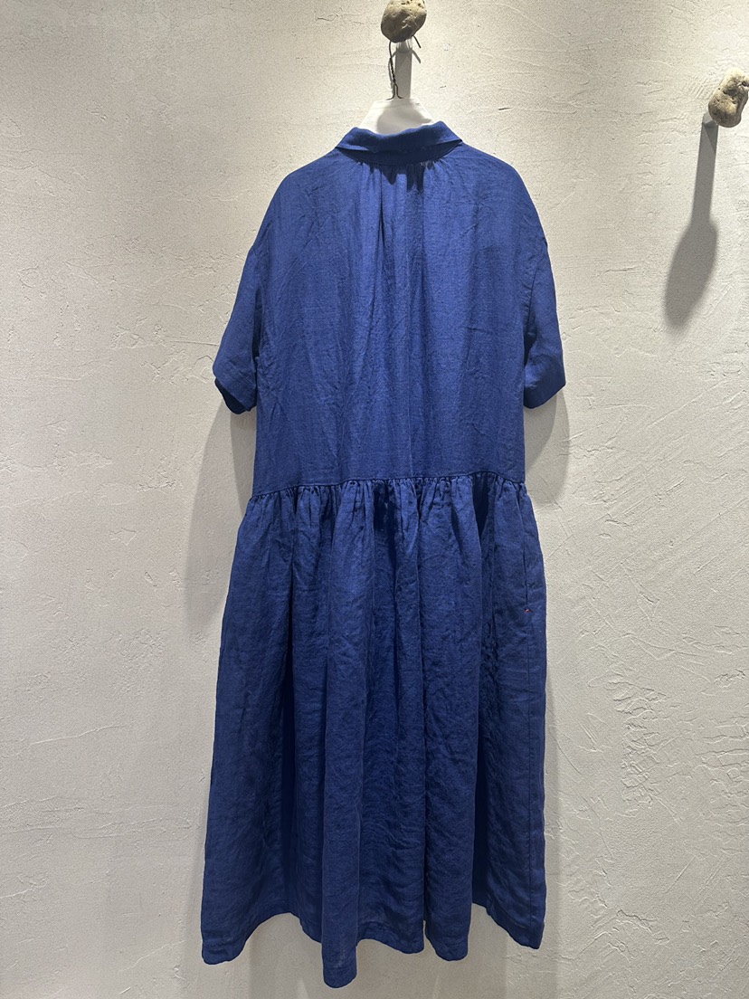 AT NOTE韓國直郵女士新款推薦熱賣休閑26夏季連衣裙亞麻開襟AT NOTE連衣裙