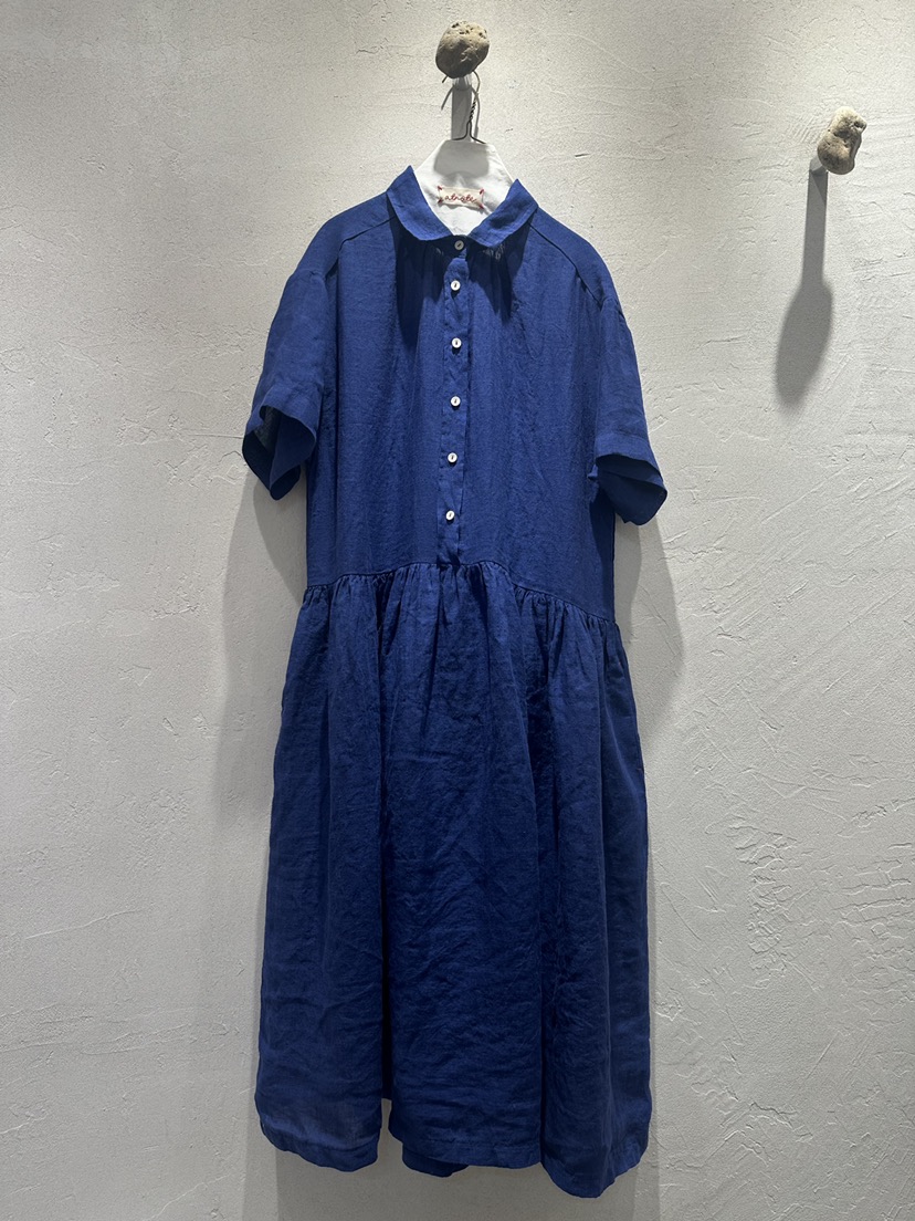 AT NOTE韓國直郵女士新款推薦熱賣休閑26夏季連衣裙亞麻開襟AT NOTE連衣裙圖色1
