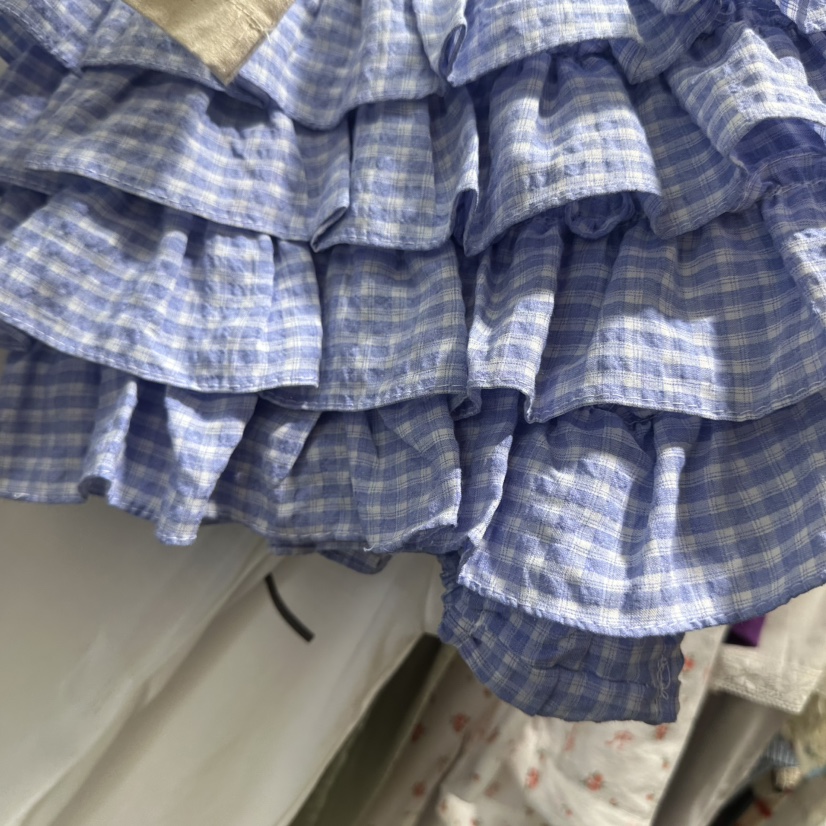 TOMGIRL韓國直郵女裝新品休閑推薦26夏季時尚熱賣裙褲格子TOMGIRL裙褲