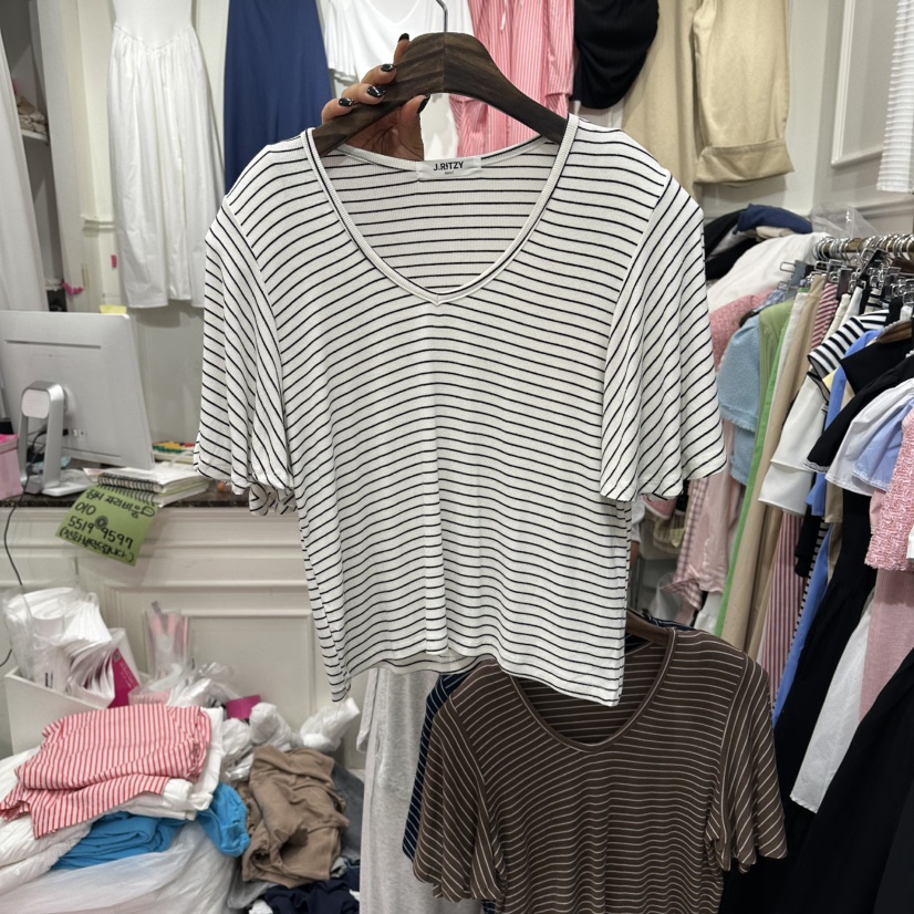 J.RITZY韓國東大門直郵女士新品26夏季時尚人氣推薦熱賣T恤J.RITZYT恤圖色1