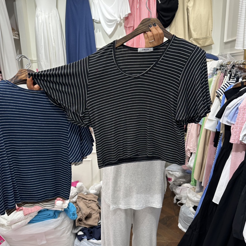 J.RITZY韓國東大門直郵女士新品26夏季時尚人氣推薦熱賣T恤J.RITZYT恤圖色4
