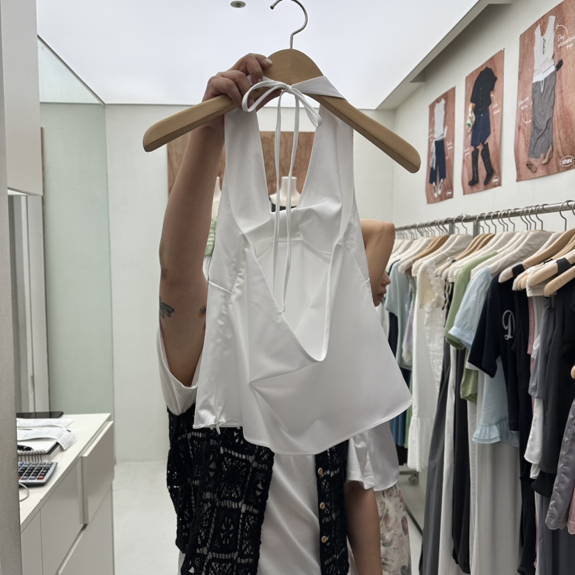 CHAV韓國直郵女士新品休閑推薦人氣26夏季熱賣時尚吊帶背心CHAV吊帶/背心
