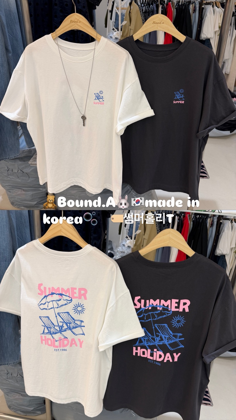 BOUND.A韓國代購女裝新品休閑時尚26夏季人氣推薦熱賣T恤BOUND.AT恤