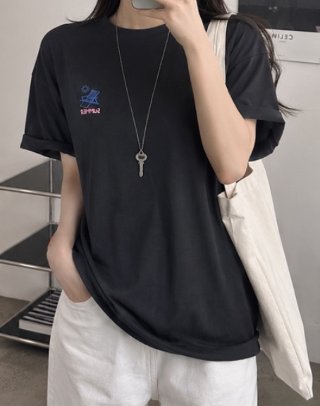 BOUND.A韓國代購女裝新品休閑時尚26夏季人氣推薦熱賣T恤BOUND.AT恤圖色2