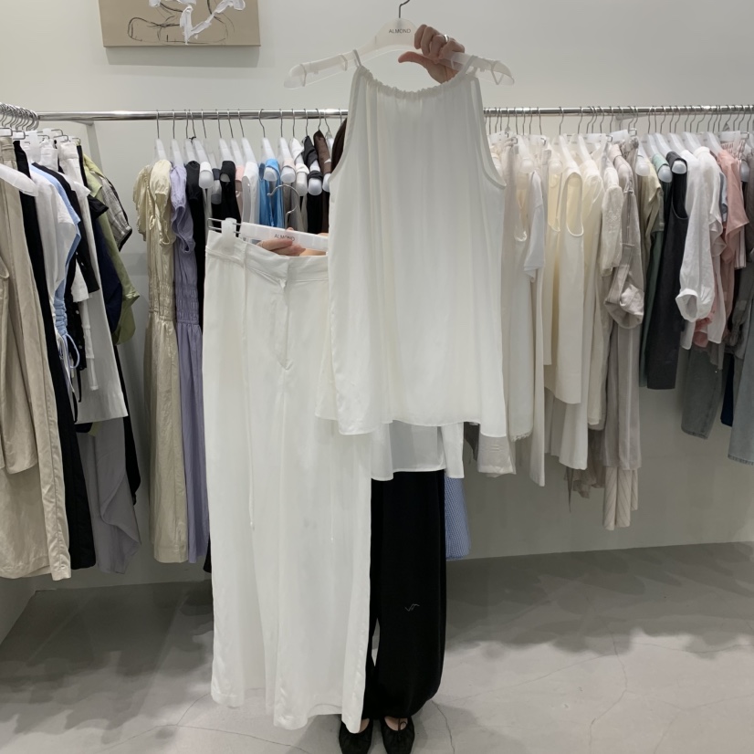 ALMOND韓國直郵女士新品熱賣時尚推薦26夏季人氣休閑套裝ALMOND套裝圖色1
