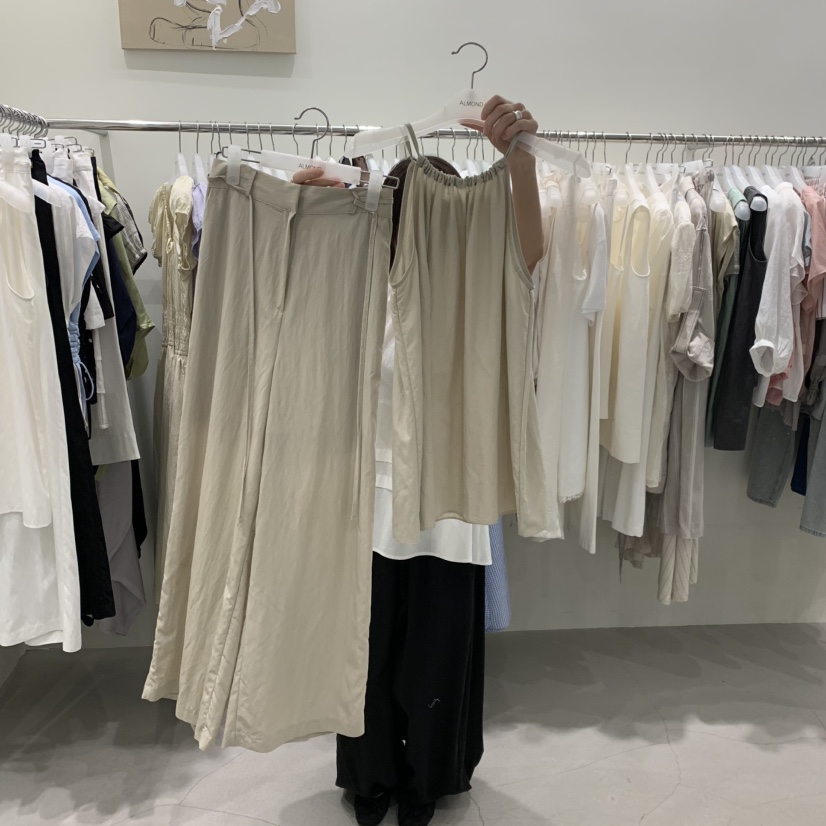 ALMOND韓國直郵女士新品熱賣時尚推薦26夏季人氣休閑套裝ALMOND套裝圖色2