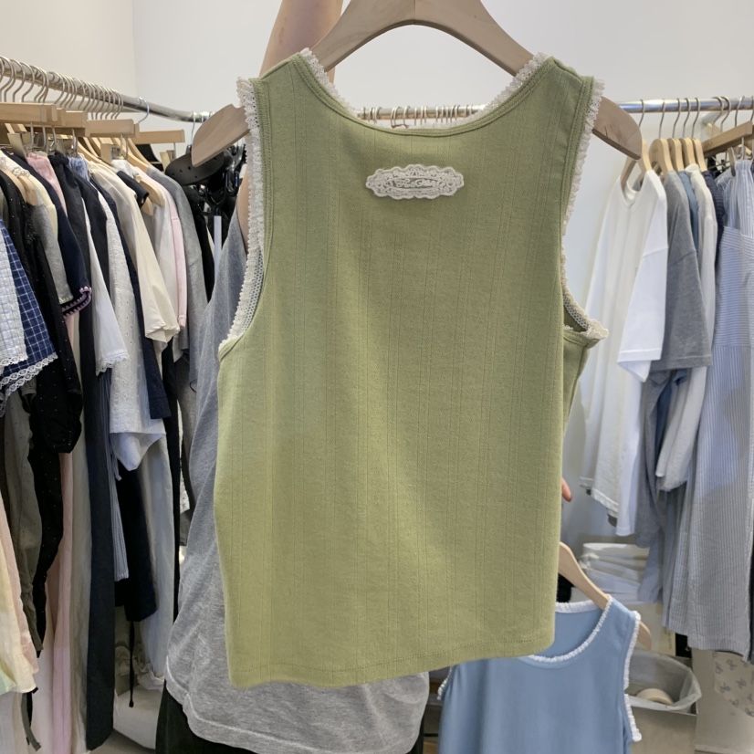TAN&amp;COMO韓國東大門代購女士新品休閑26夏季吊帶背心tan-COMO吊帶/背心