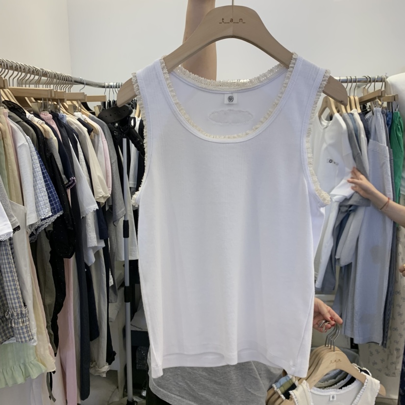 TAN&amp;COMO韓國東大門代購女士新品休閑26夏季吊帶背心tan-COMO吊帶/背心圖色1