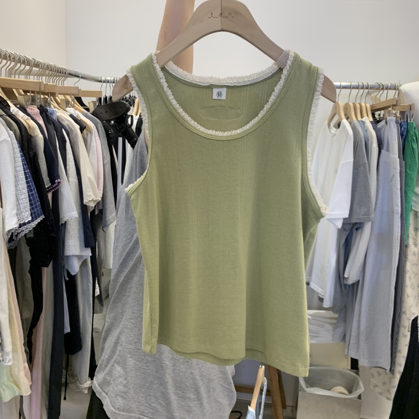 TAN&amp;COMO韓國東大門代購女士新品休閑26夏季吊帶背心tan-COMO吊帶/背心圖色4