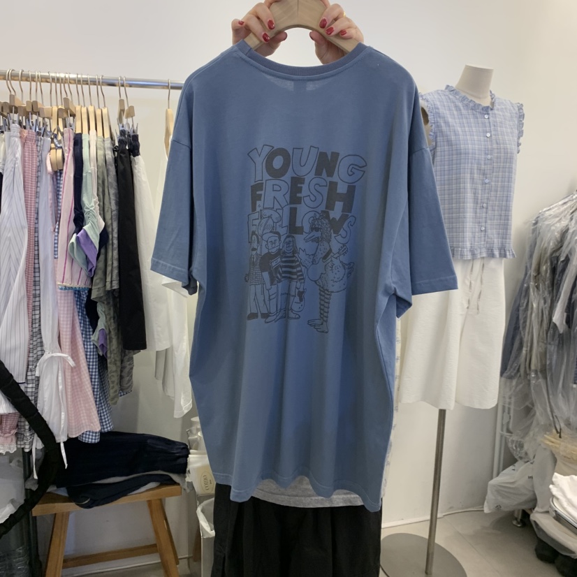 TAN&amp;COMO韓國直郵女裝新品熱賣26夏季休閑人氣時尚T恤tan-COMOT恤