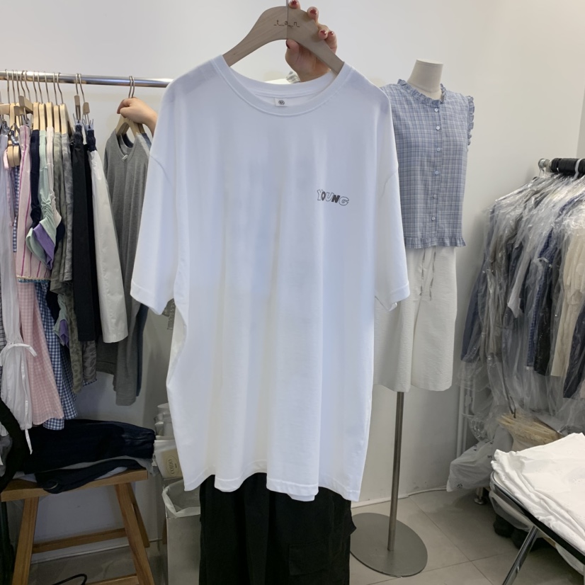 TAN&amp;COMO韓國直郵女裝新品熱賣26夏季休閑人氣時尚T恤tan-COMOT恤圖色1