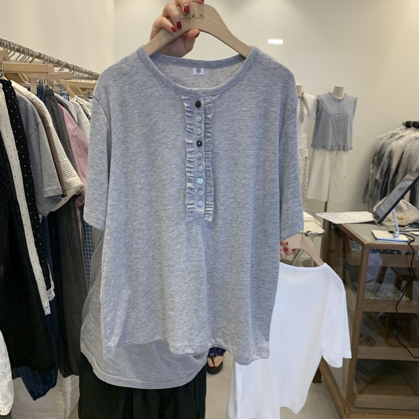 TAN&amp;COMO韓國東大門直郵女士新品熱賣26夏季時尚T恤tan-COMOT恤圖色2