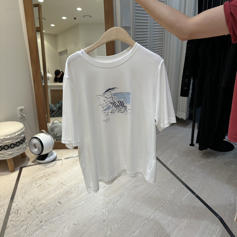 COPINER韓國直郵女裝新款人氣26夏季休閑推薦熱賣時尚T恤COPINERT恤圖色3