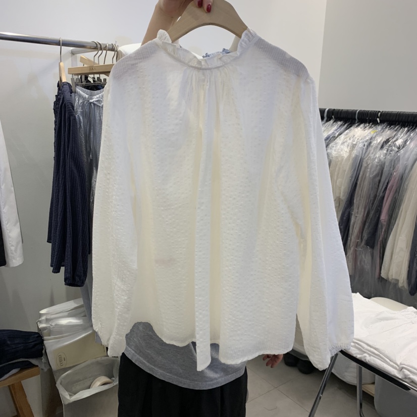 TAN&amp;COMO韓國直郵女裝新款時尚熱賣休閑26夏季襯衫蕾絲衫tan-COMO襯衫/蕾絲衫
