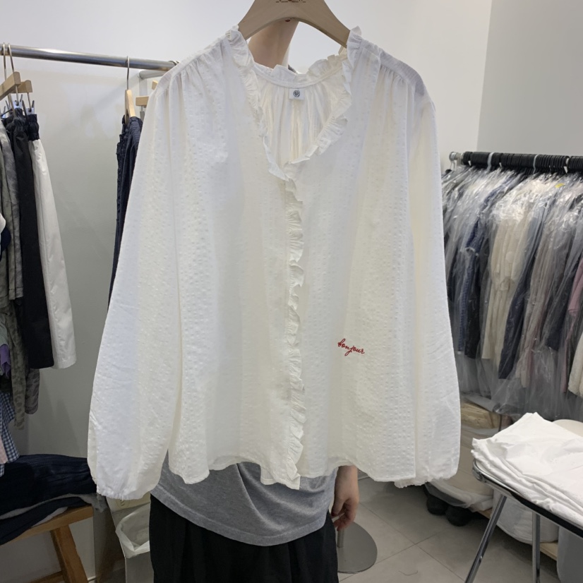 TAN&amp;COMO韓國直郵女裝新款時尚熱賣休閑26夏季襯衫蕾絲衫tan-COMO襯衫/蕾絲衫圖色2
