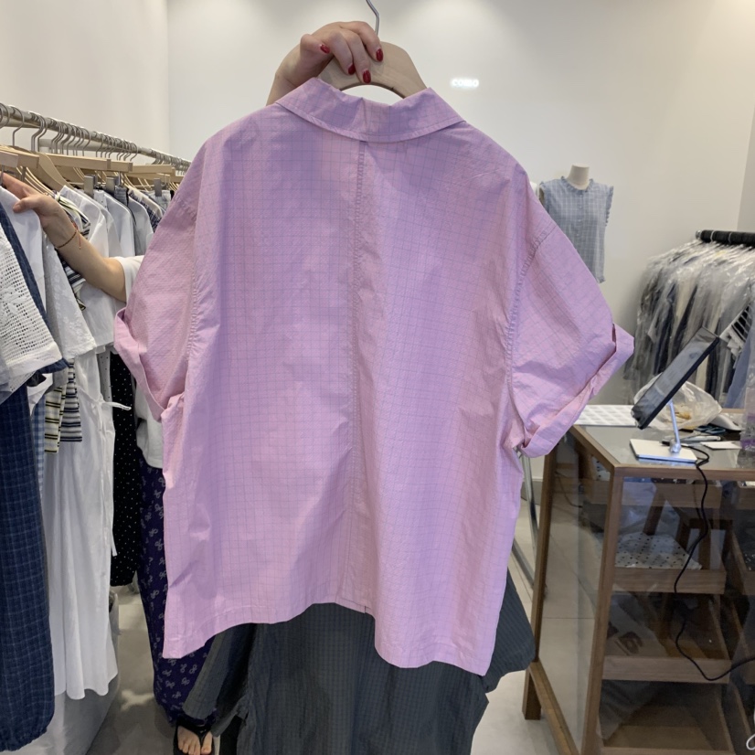 TAN&amp;COMO韓國東大門直郵女裝新品時尚休閑襯衫蕾絲衫tan-COMO襯衫/蕾絲衫