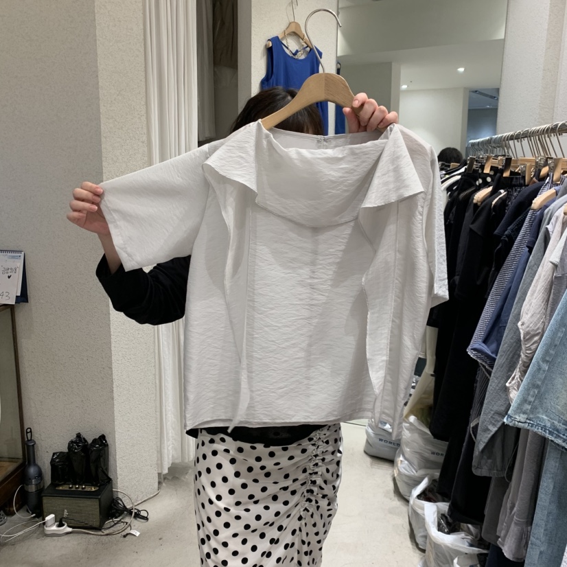 SSEMIENNE東大門實拍韓國女裝新品人氣26夏季熱賣襯衫蕾絲衫SSENIQUE/SSEMIENNE襯衫/蕾絲衫圖色3
