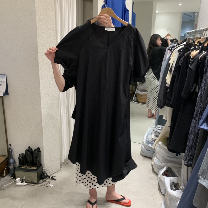 SSEMIENNE韓國東大門直郵女士新款休閑人氣26夏季時尚連衣裙SSENIQUE/SSEMIENNE連衣裙圖色2