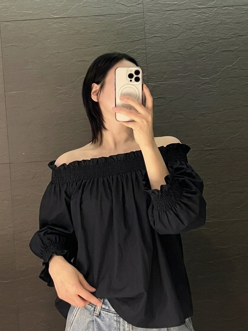 VERNI韓國東大門代購女士新款休閑人氣時尚襯衫蕾絲衫露肩VERNI襯衫/蕾絲衫
