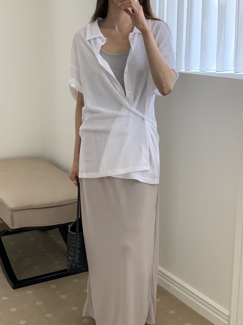 NOTICE韓國東大門代購女裝新品26夏季人氣襯衫蕾絲衫華夫格NOTICE襯衫/蕾絲衫