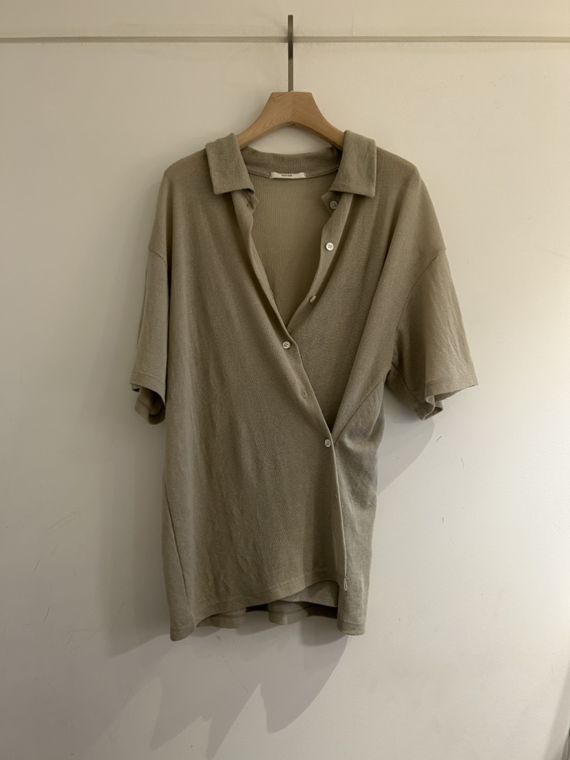 NOTICE韓國東大門代購女裝新品26夏季人氣襯衫蕾絲衫華夫格NOTICE襯衫/蕾絲衫圖色2