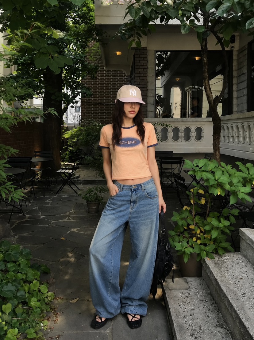 REIZ韓國直郵女裝新品推薦26夏季人氣時尚熱賣休閑T恤REIZT恤