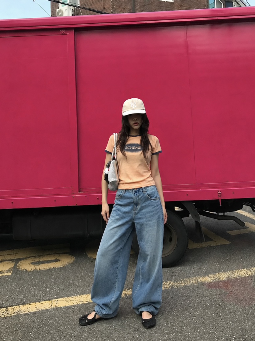 REIZ韓國直郵女裝新品推薦26夏季人氣時尚熱賣休閑T恤REIZT恤