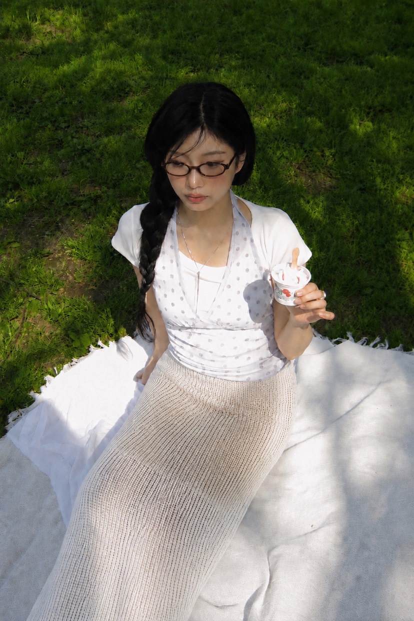 EIGHTGLOW東大門實拍韓國女裝新款人氣推薦26夏季時尚長裙EIGHTGLOW長裙
