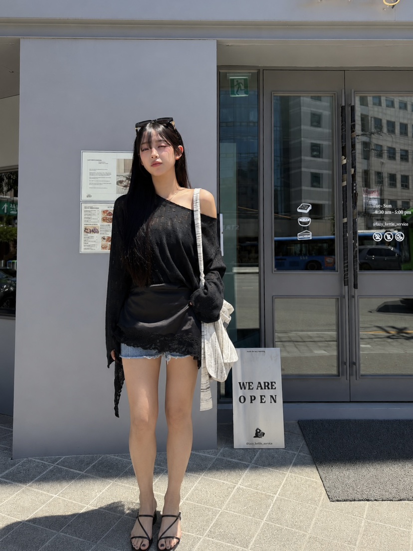 REIZ韓國代購女士新品人氣休閑熱賣26夏季時尚推薦長袖T恤REIZ長袖T恤