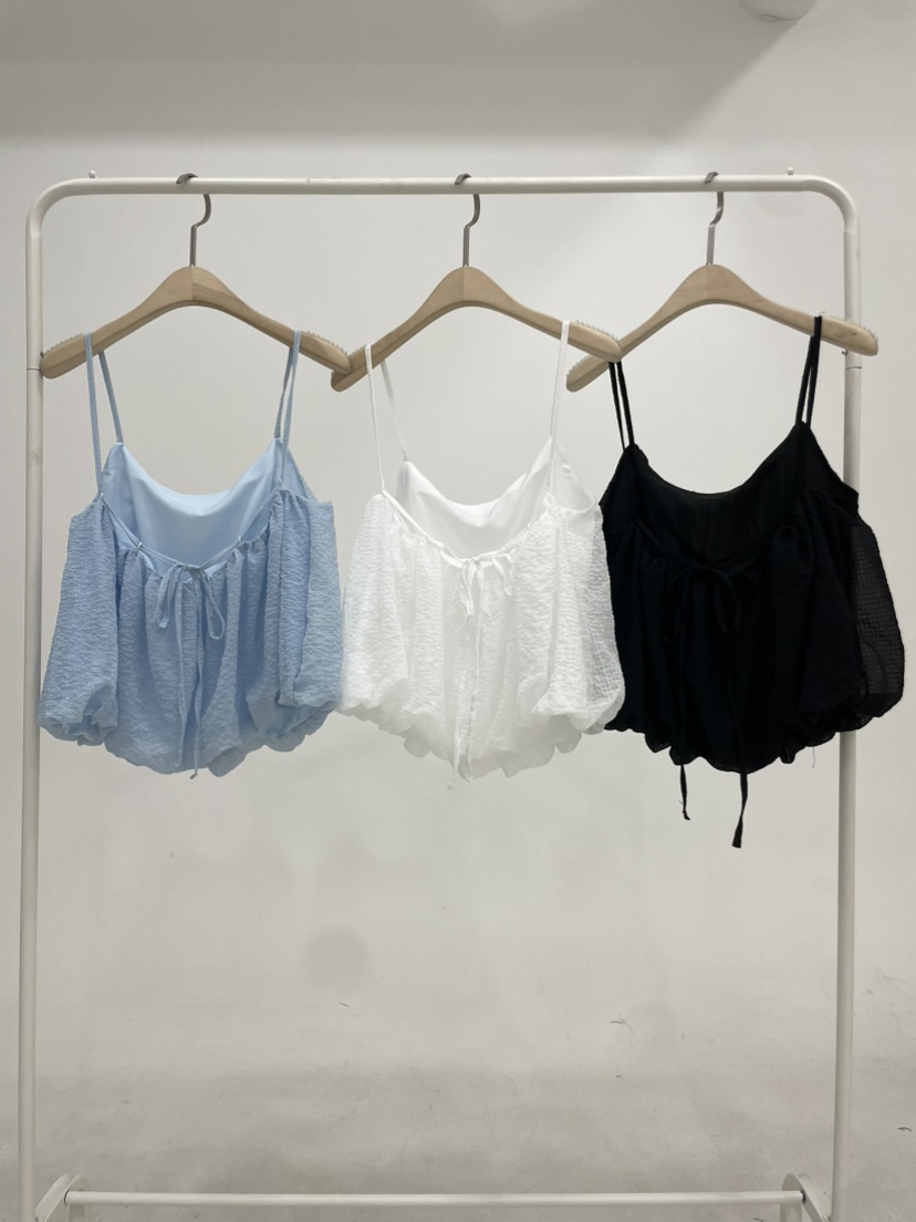 REIZ韓國東大門直郵女裝新品推薦熱賣時尚26夏季吊帶背心REIZ吊帶/背心