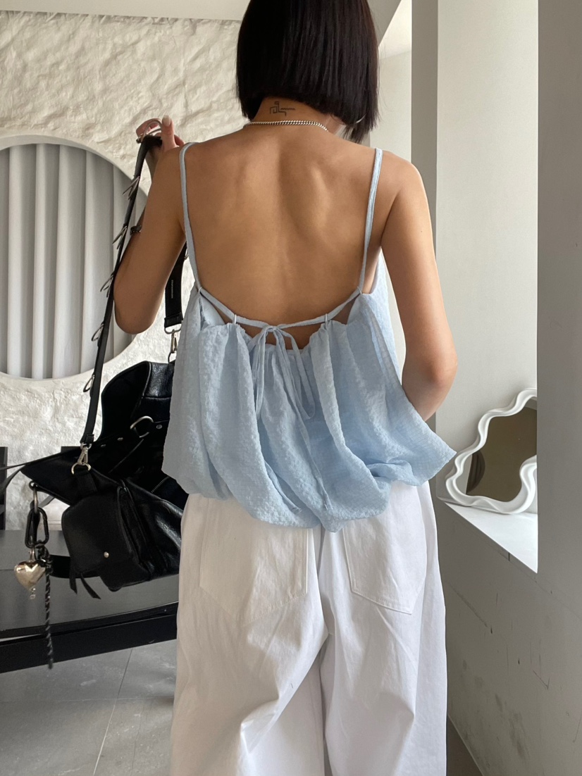 REIZ韓國東大門直郵女裝新品推薦熱賣時尚26夏季吊帶背心REIZ吊帶/背心