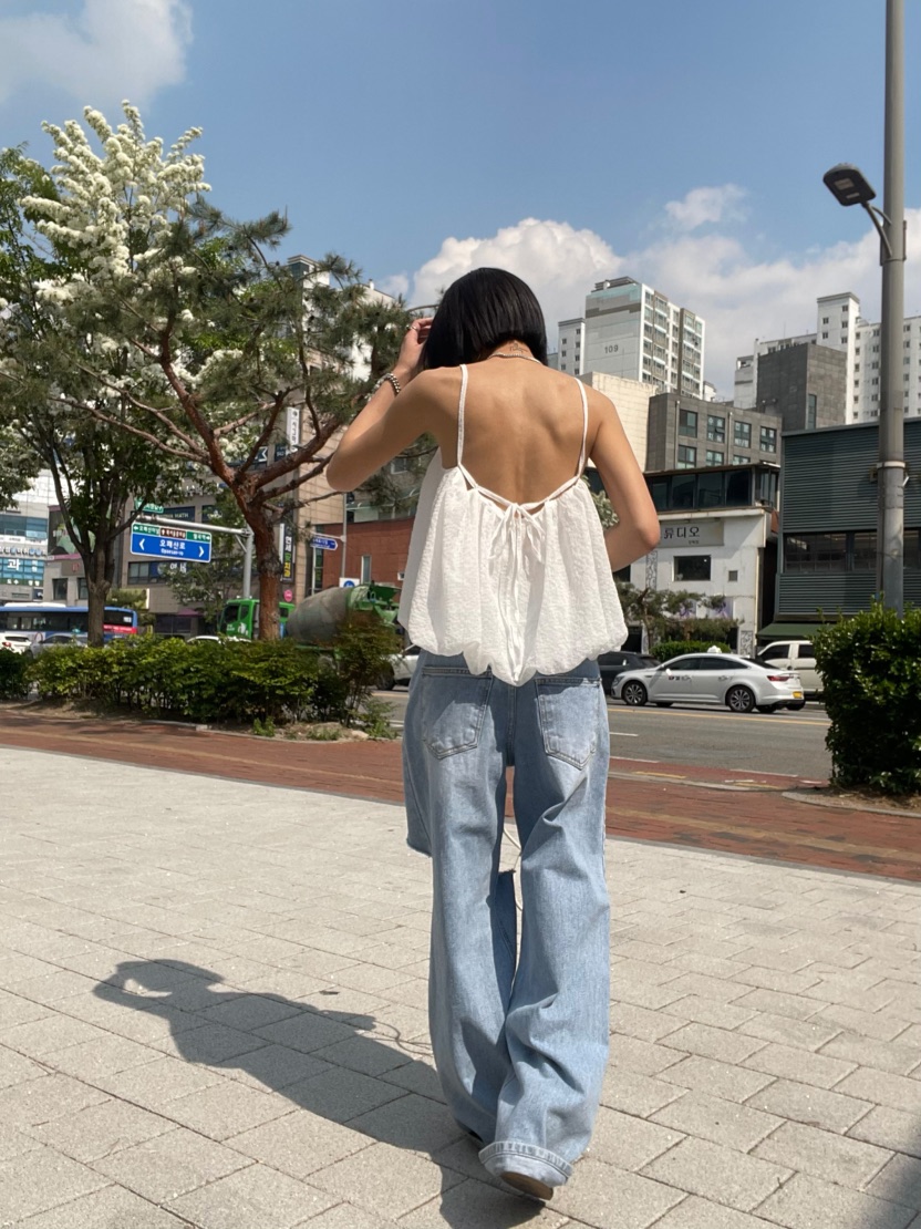 REIZ韓國東大門直郵女裝新品推薦熱賣時尚26夏季吊帶背心REIZ吊帶/背心