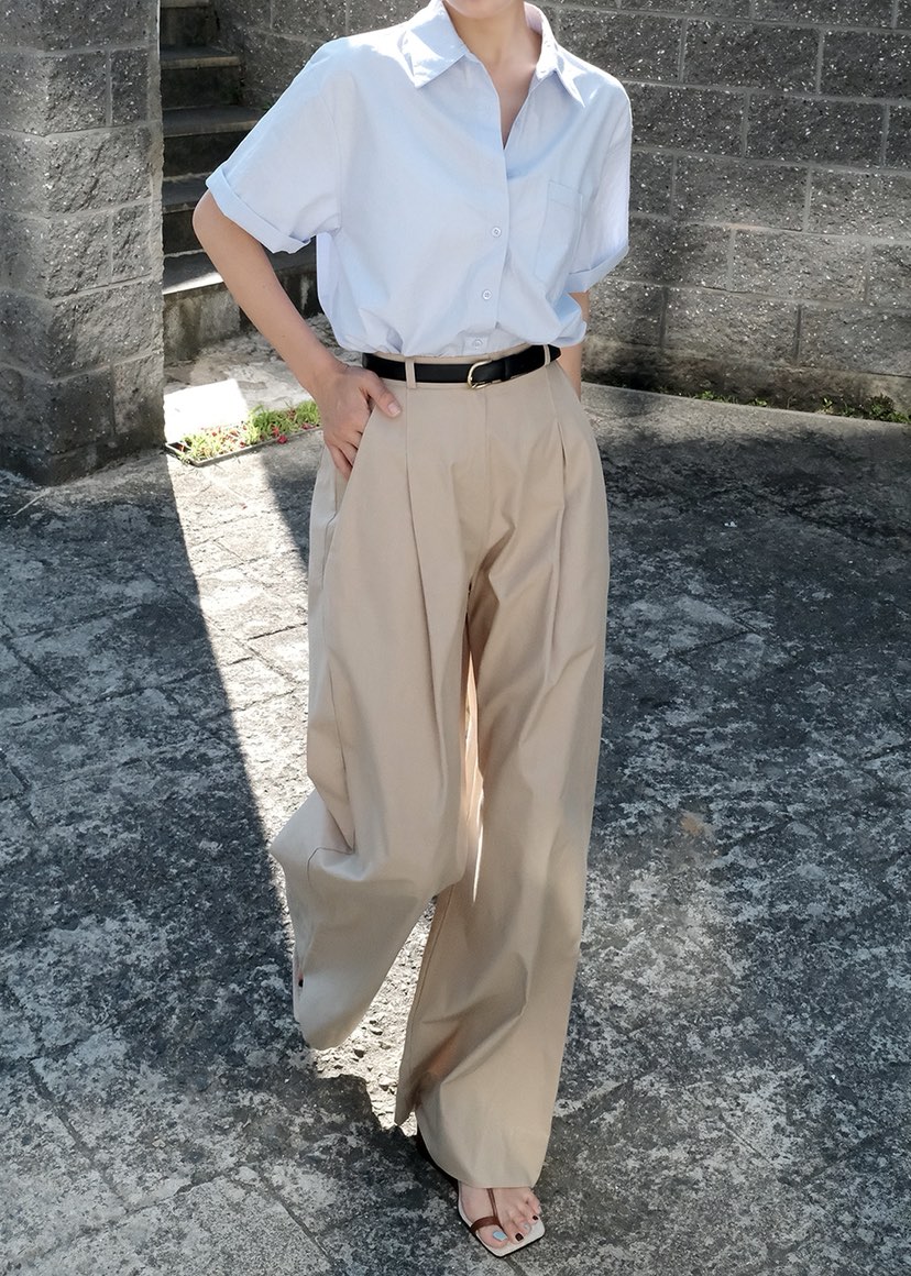 EIGHTGLOW韓國代購女裝新款休閑熱賣時尚推薦休閑褲不含腰帶EIGHTGLOW休閑褲