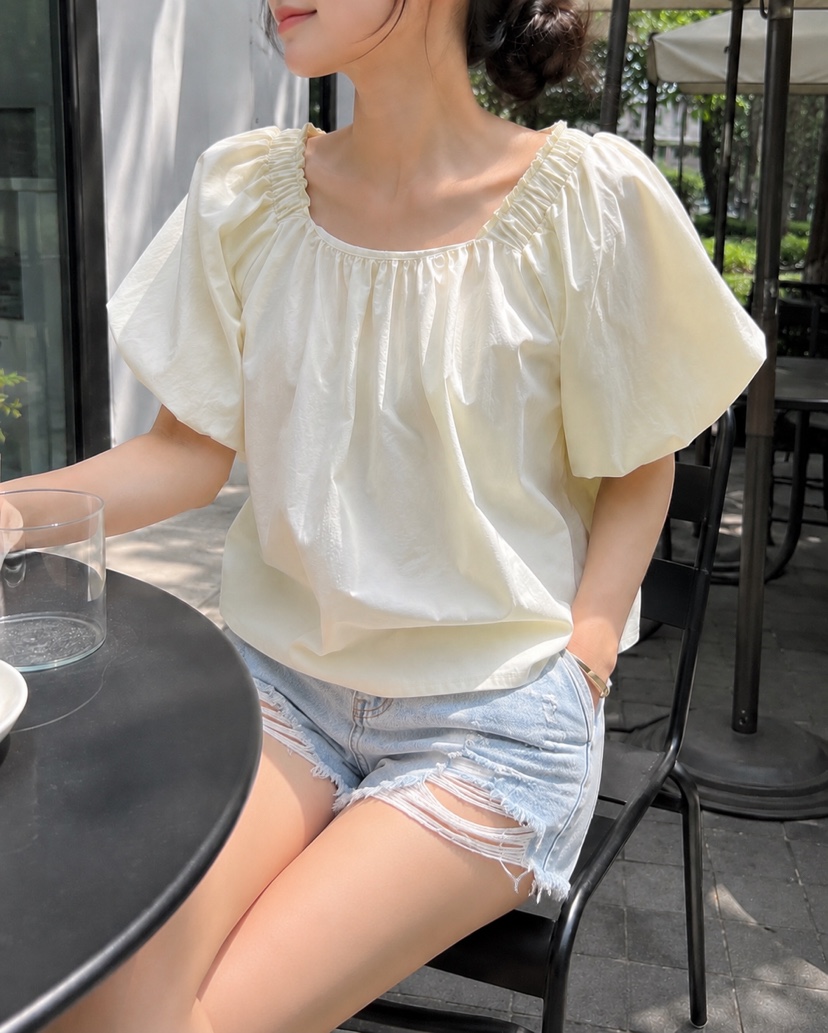 EIGHTGLOW韓國東大門直郵女裝新品休閑26夏季推薦襯衫蕾絲衫EIGHTGLOW襯衫/蕾絲衫