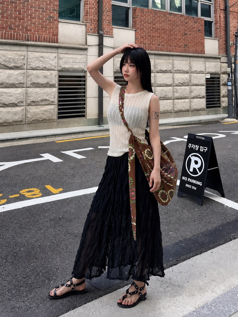 REIZ韓國東大門直郵女裝新品人氣熱賣休閑26夏季吊帶背心無袖REIZ吊帶/背心