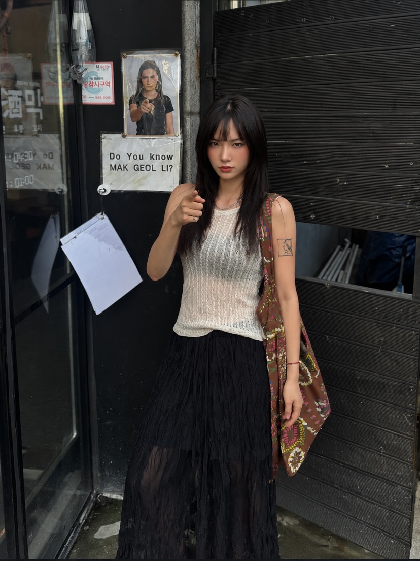 REIZ韓國東大門直郵女裝新品人氣熱賣休閑26夏季吊帶背心無袖REIZ吊帶/背心